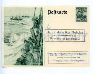 221403 GERMANY Axler fishermen on ships postal card