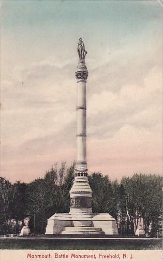 Monmouth Battle Monument Freehold New Jersey 1909