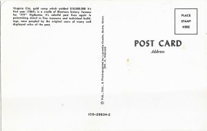 Virginia City Gold Mining Camp Montana