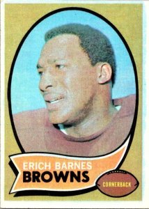 1970 Topps Football Card Eric Barnes Cleveland Browns sk21548