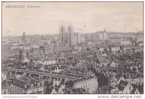 Belgium Brussells Bruxelles Panoramaic Bruxelles Panorama 1910