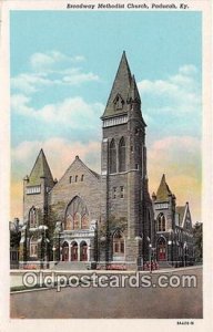 Broadway Methodist Church Paducah, KY, USA Postcard