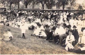 RPPC, c.'12, Chautaqua Grounds, Camp Point,IL, from Quincy IL, #18,Old Post Card