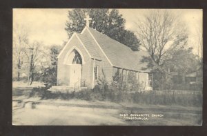 CEDARTOWN GEORGIA SAINT BERNADETTE CHURCH VINTAGE POSTCARD