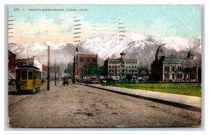 Twenty Fifth Street View Ogden Utah UT DB Postcard R27