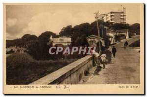 St Georges de Didonne Old Postcard Sea Route