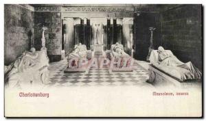 Old Postcard Charlottenburg Mausoleum Inneres