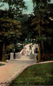 Illinois Joliet Dellwood Park The Foot Bridge