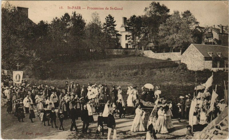 CPA St-PAIR-sur-MER Procession de St-Gaud (38635)