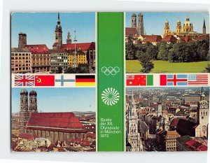 Postcard Views in Munich XX Olympics in Munich Germany