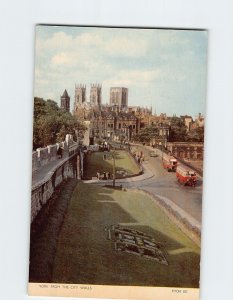 Postcard York, From The City Walls, York, England