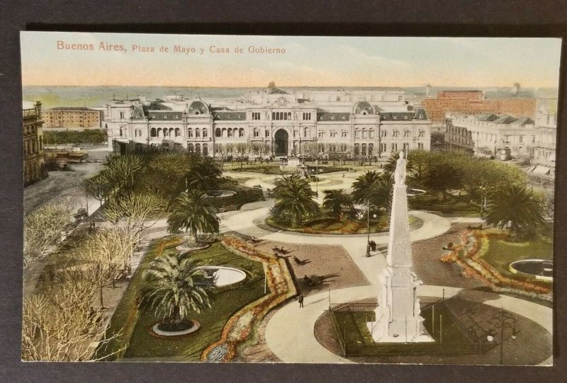 Mint Buenos Aires Argentina Plaza de Mayo y Casa de Gobierno Picture Postcard