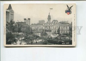 472785 USA New York City Hall Vintage postcard