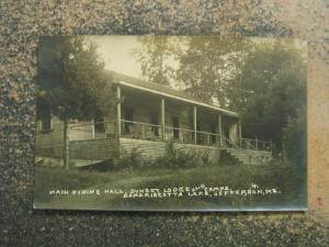 JEFFERSON MAINE SUNSET LODGE c1915 Real Photo Postcard