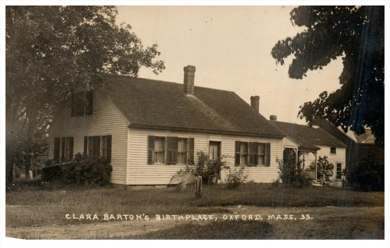 17241  MA   Oxford  Clara Barton's Birthplace   RPC