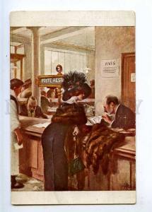 223182 FRANCE Guillaume Demand mail Lapina #673 old postcard