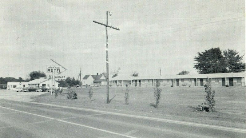 1962 Jer-E-Lane Motel Restaurant Bradford Tennessee TN Vintage Postcard 