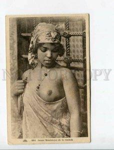 3173806 Young Moorish semi-nude girl Casbah Vintage postcard