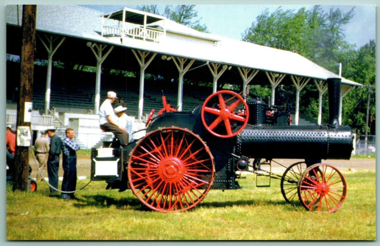 Vintage Farm Equipment at 1959 State Fair UNP Mostcards Chrome Postcard