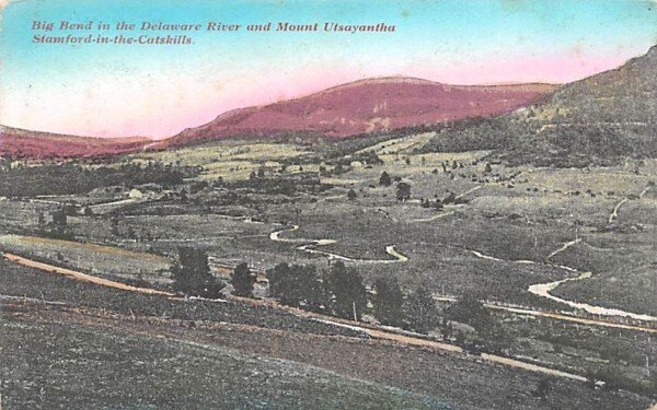 Big Bend in the Delaware River in Stamford, New York