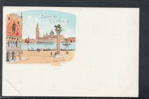 Italy Postcard - Venice / Saluti Da Venezia   T9488