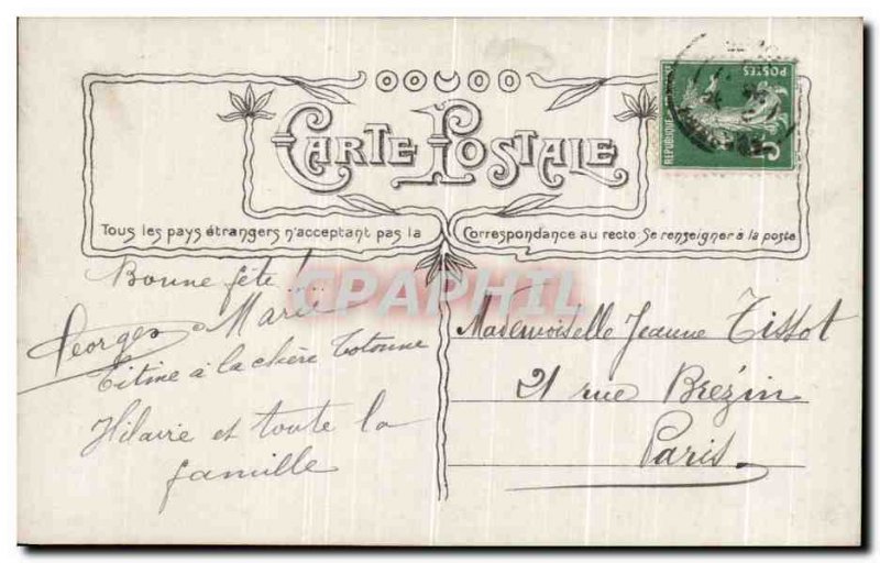 Old Postcard From A Spouse Or It Should he choose Bonnet Man