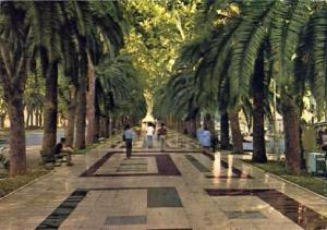 POSTAL 56808: Malaga Paseo del Parque