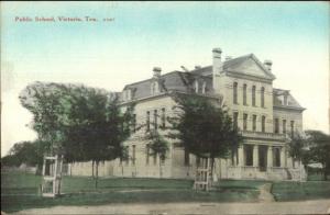 Victoria TX Public School c1910 Postcard