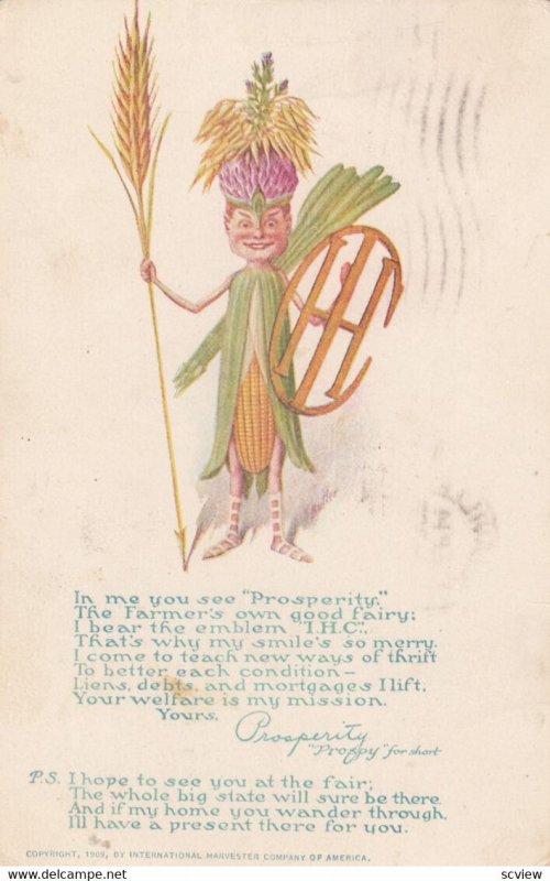 PROSPERITY for Farmers, 1909; Vermont State Fair