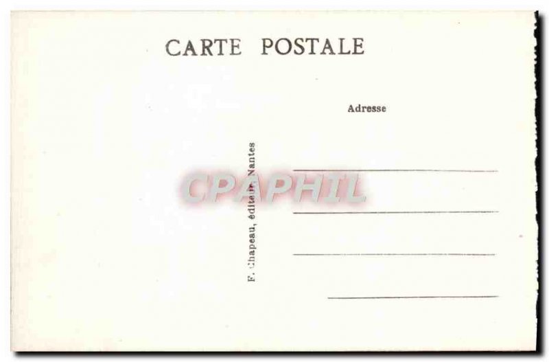 Postcard Ancient Pornic Vue Generale Du Port Boat