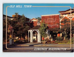 Postcard Old Mill Town, Edmonds, Washington