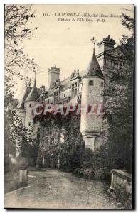 Old Postcard La Mothe St Heraye Chateau de Ville God