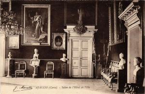 CPA AJACCIO - Salon de l'Hotel de Ville CORSE (711158)