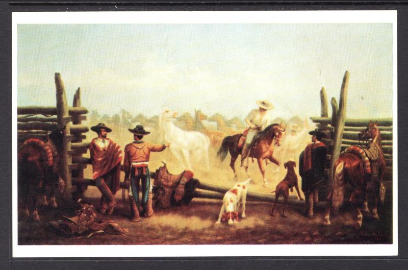 Horse Corral and Gauchos,James Walker