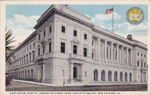 Post Office Camp Street Across The From Lafayette Square New Orleans Louisiana