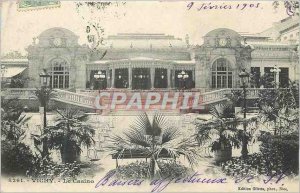 Postcard Old Casino Vichy (map 1900)