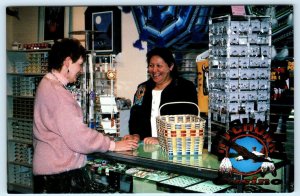 BARABOO, Wisconsin WI ~ Gift Shop HO CHUNK CASINO 1994 ~ 4x6 Postcard