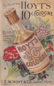 Hoyt's 10c Cologne, E. W. Hoyt, 19th Century Trade Card, Size: 102 mm. x 64 mm.