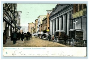 1913 The Arcade, Westminster Street Providence, Rhode Island RI Tuck Postcard