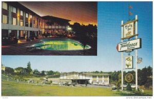 NANAIMO, British Columbia, Canada, 1940-1960´s; Tally-Ho Travelodge, Swimmin...