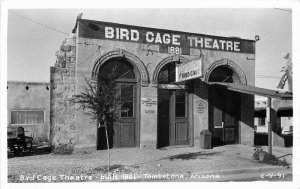 Birdcage Theater Tombstone Arizona #6-Y-91 RPPC Photo Postcard 20-3316