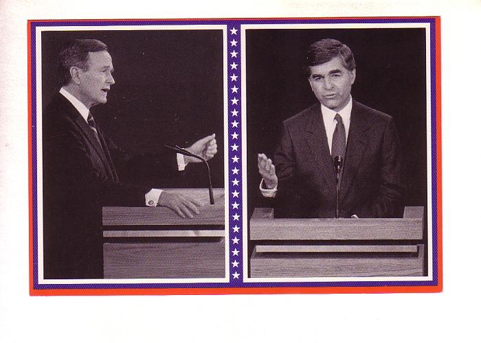 Vice-President Bush and Michael Dukakis 1988 Debate