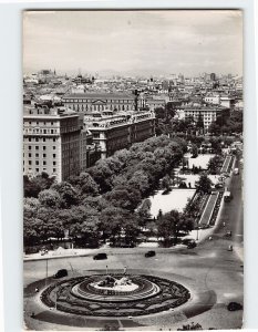 Postcard Neptune and Prado Boulevard, Madrid, Spain