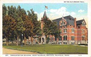 Idaho Technical Institute Administration Building Pocatello ID 1938 postcard