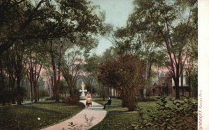 Vintage Postcard 1900's Forman Park Syracuse New York The Hugh C. Leighton