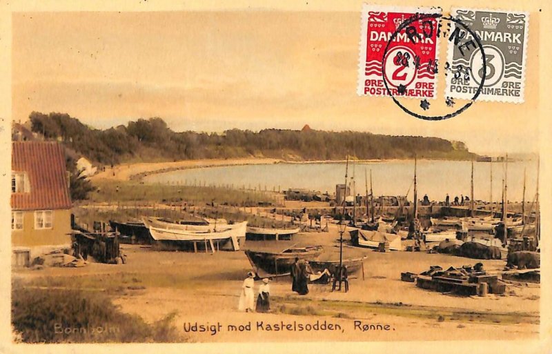 ac9573 - DENMARK - VINTAGE POSTCARD -   Bornholm, Ronne - 1915