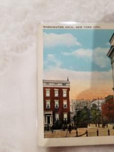 Antique Postcard, Washington Arch, New York City