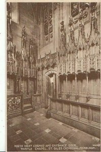 Scotland Postcard - Thistle Chapel - St Giles Cathedral, Edinburgh   ZZ335