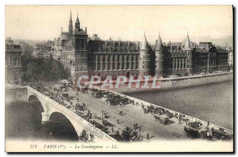 Postcard Old Paris Ve the Conciergerie