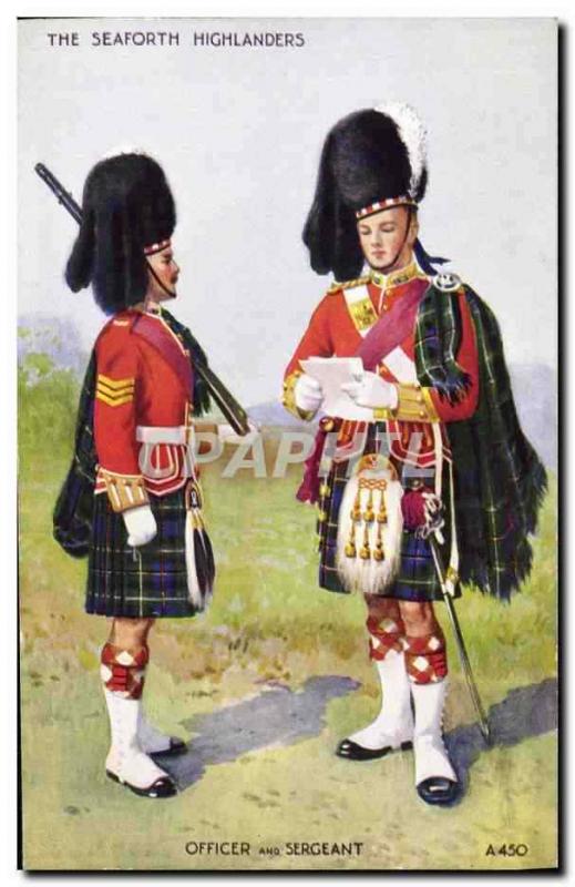 CPA The Seaforth Highlanders Officer and Sergeant Militaria 